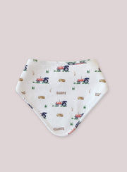Tractor baby bib by The Little Stamford Company