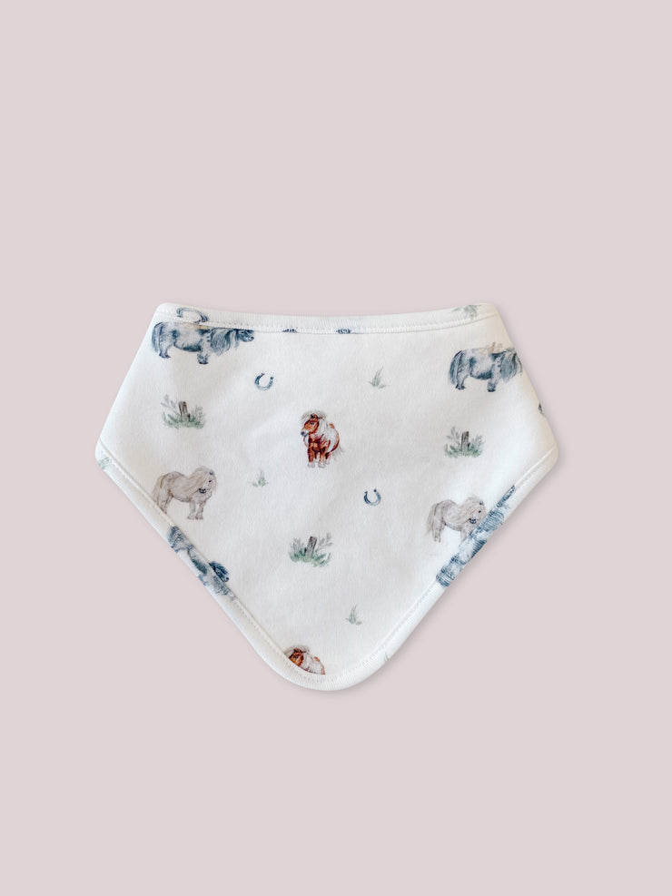 Horse and Pony baby bib by The Little Stamford Company