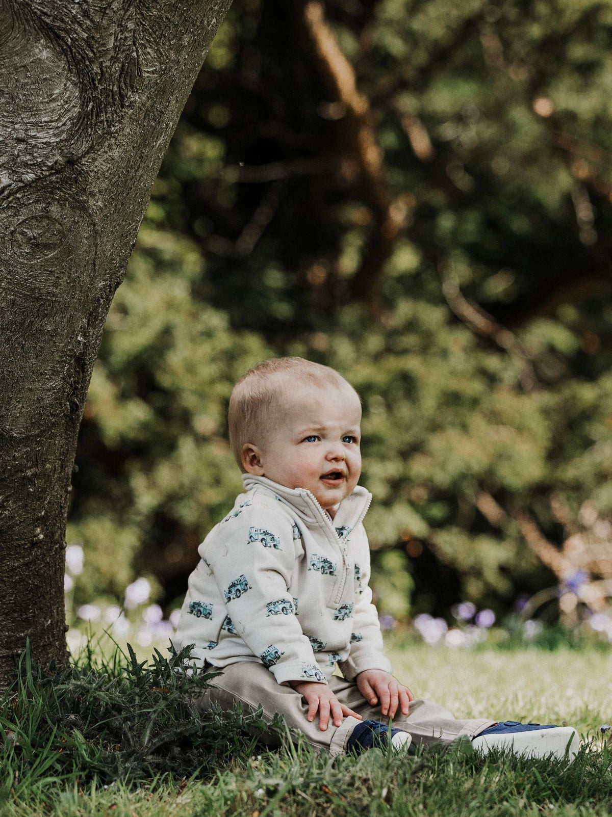 Land Rover Half Zip Sweatshirt (3 months to 5yrs)