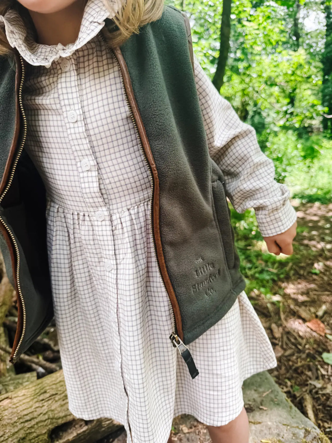 Mini Fleece Gilet - Forest Green (3 months - 5)
