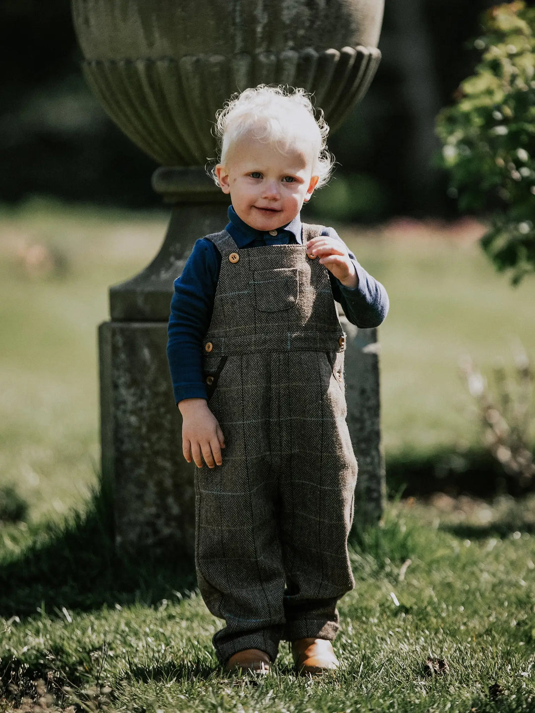 Heritage tweed dungarees