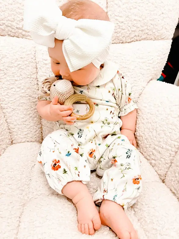 Wildflower playsuit (GOTS organic cotton)