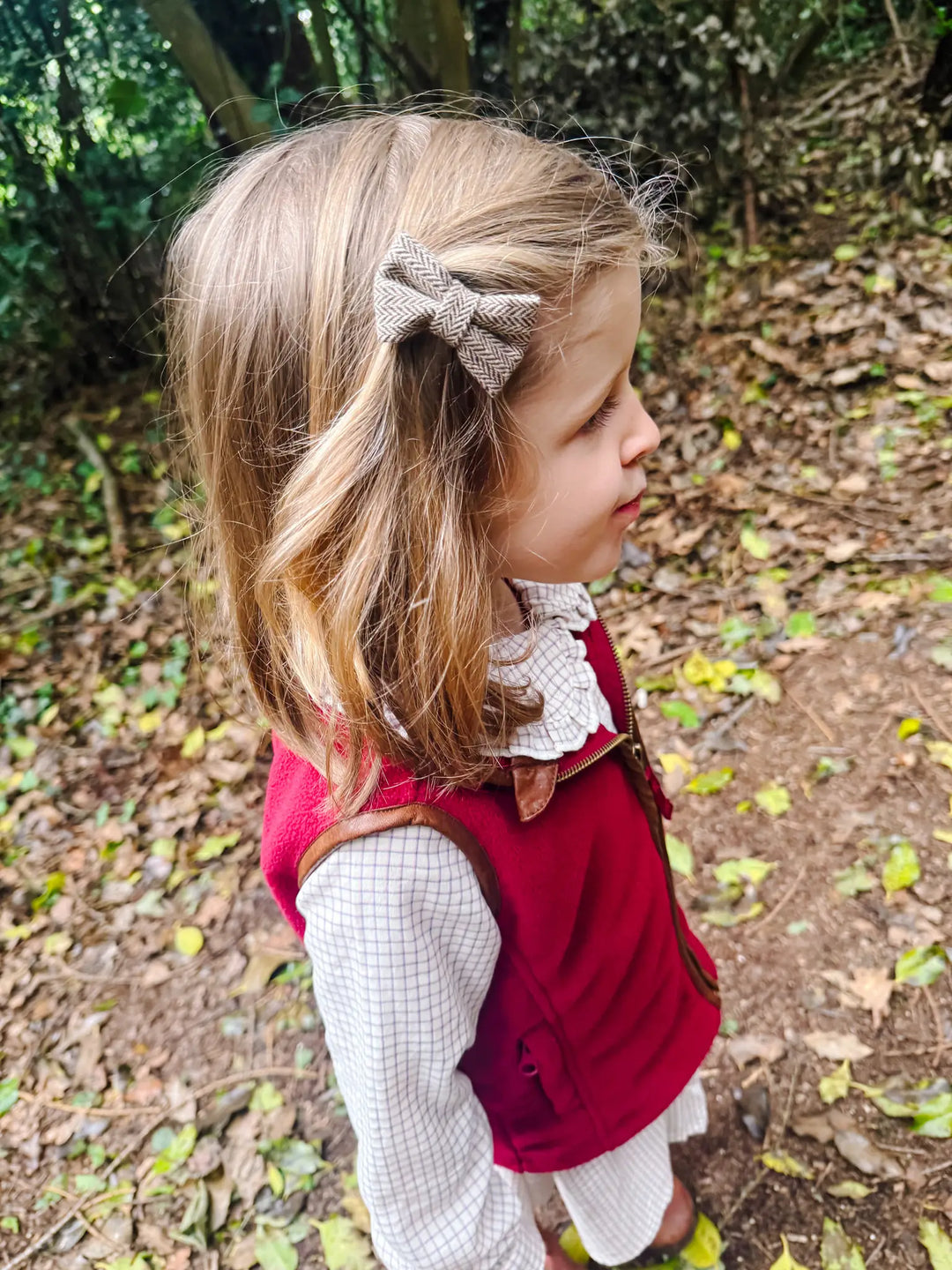 Mini Fleece Gilet - Port (3 months - 5)