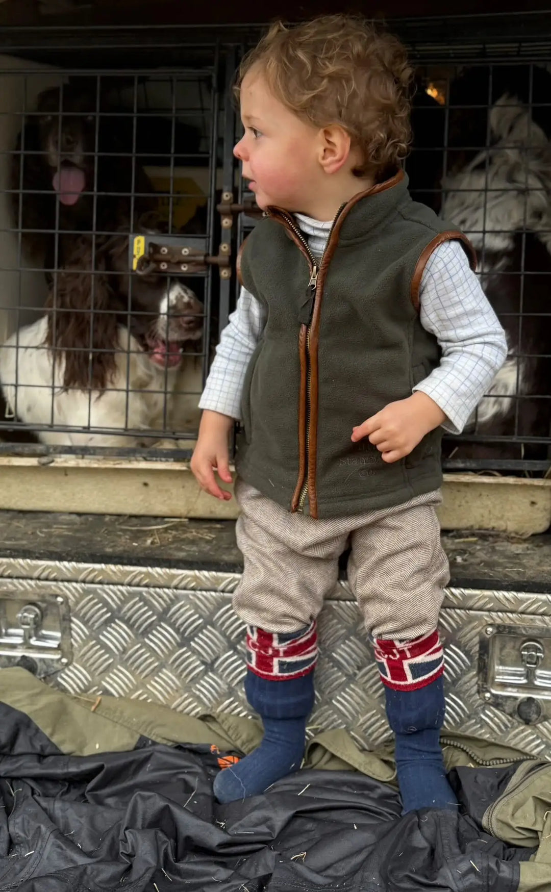 Mini Fleece Gilet - Forest Green (3 months - 5)