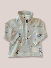 Dog Print Sweatshirt for baby and toddler and children by The Little Stamford Company featuring labradors and spaniels and gun dogs