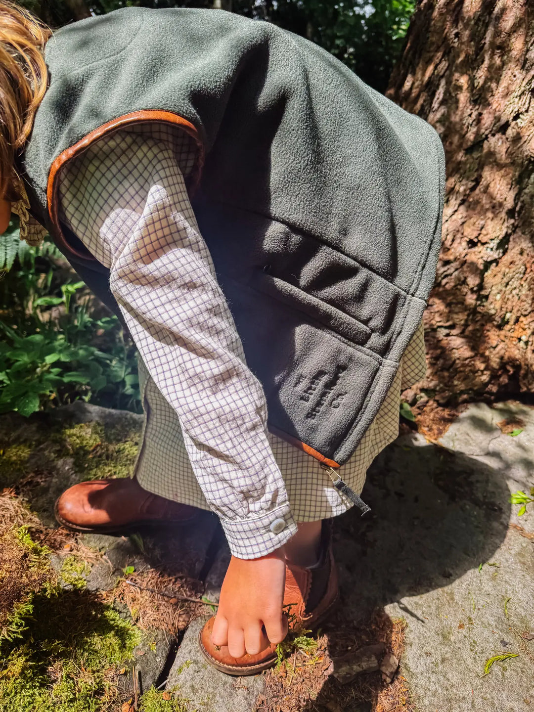 Mini Fleece Gilet - Forest Green (3 months - 5)