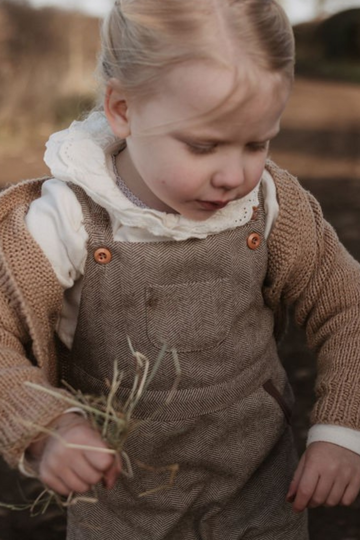 Tweed Dungarees (3 months - 5 years)