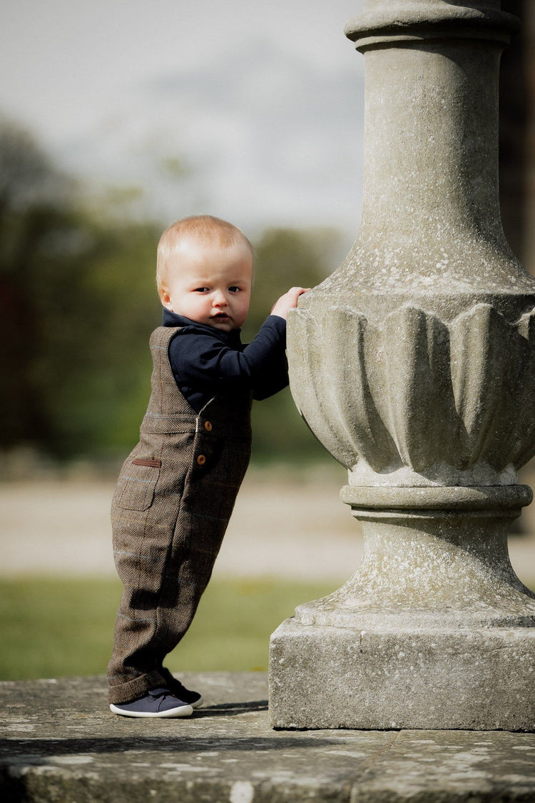 Heritage tweed dungarees