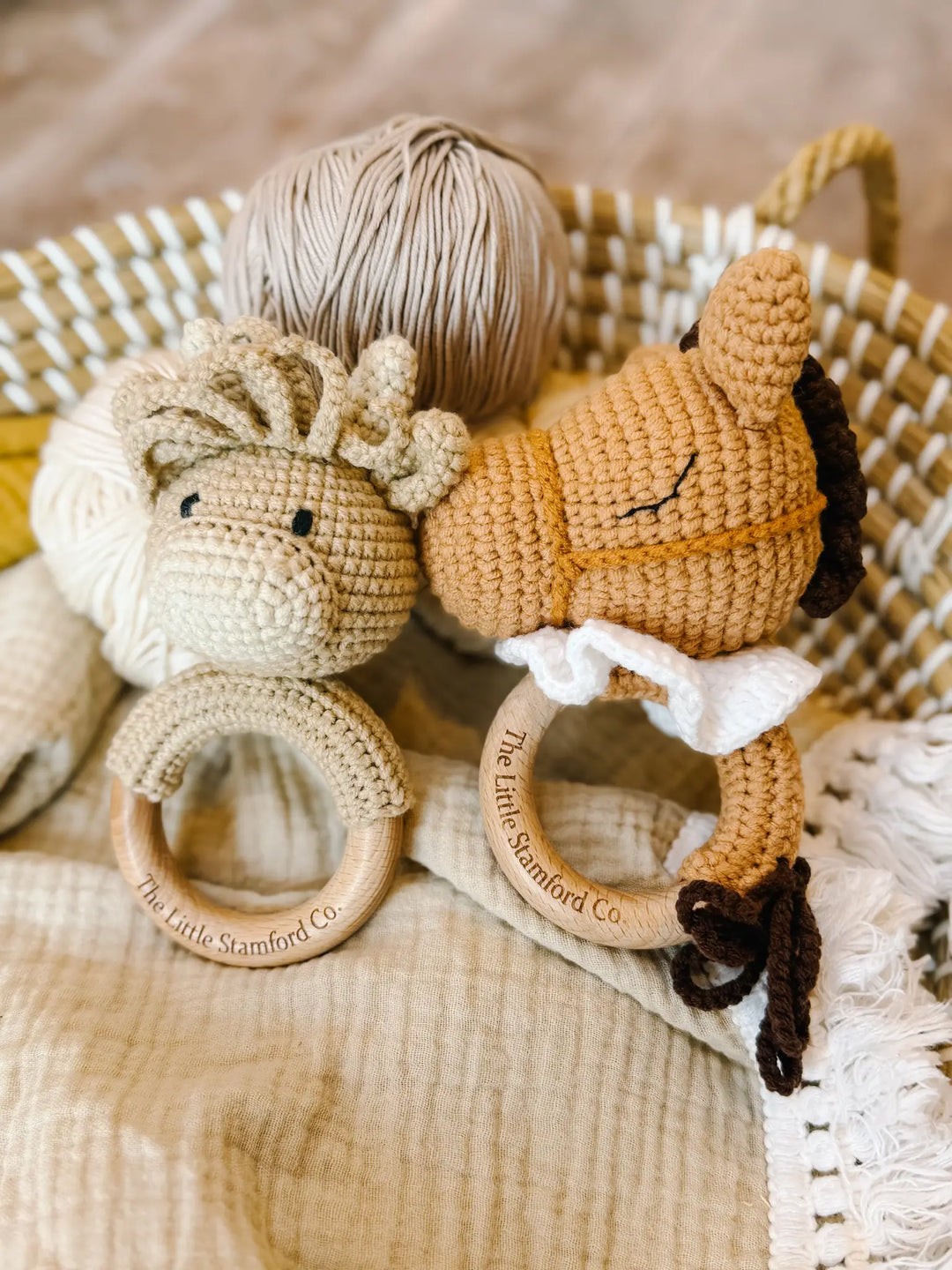 Crocheted Pony Rattle
