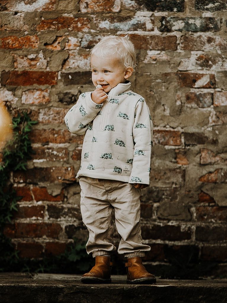 Land Rover Half Zip Sweatshirt (3 months to 5yrs)