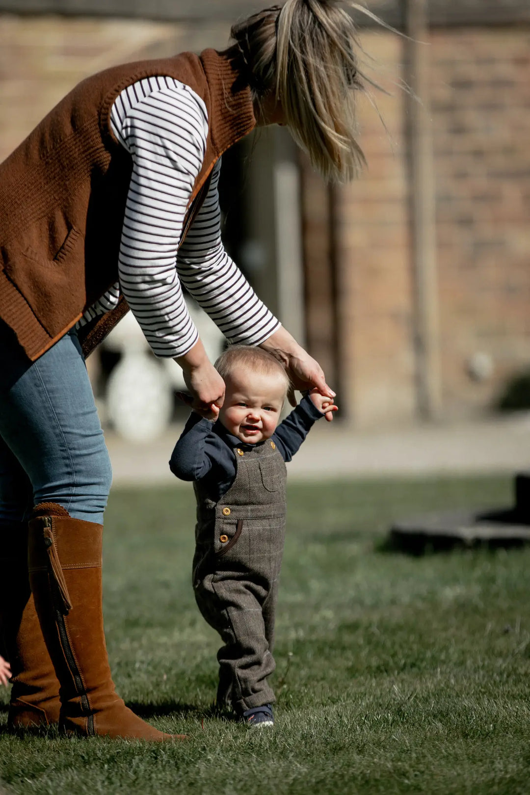 Heritage tweed dungarees