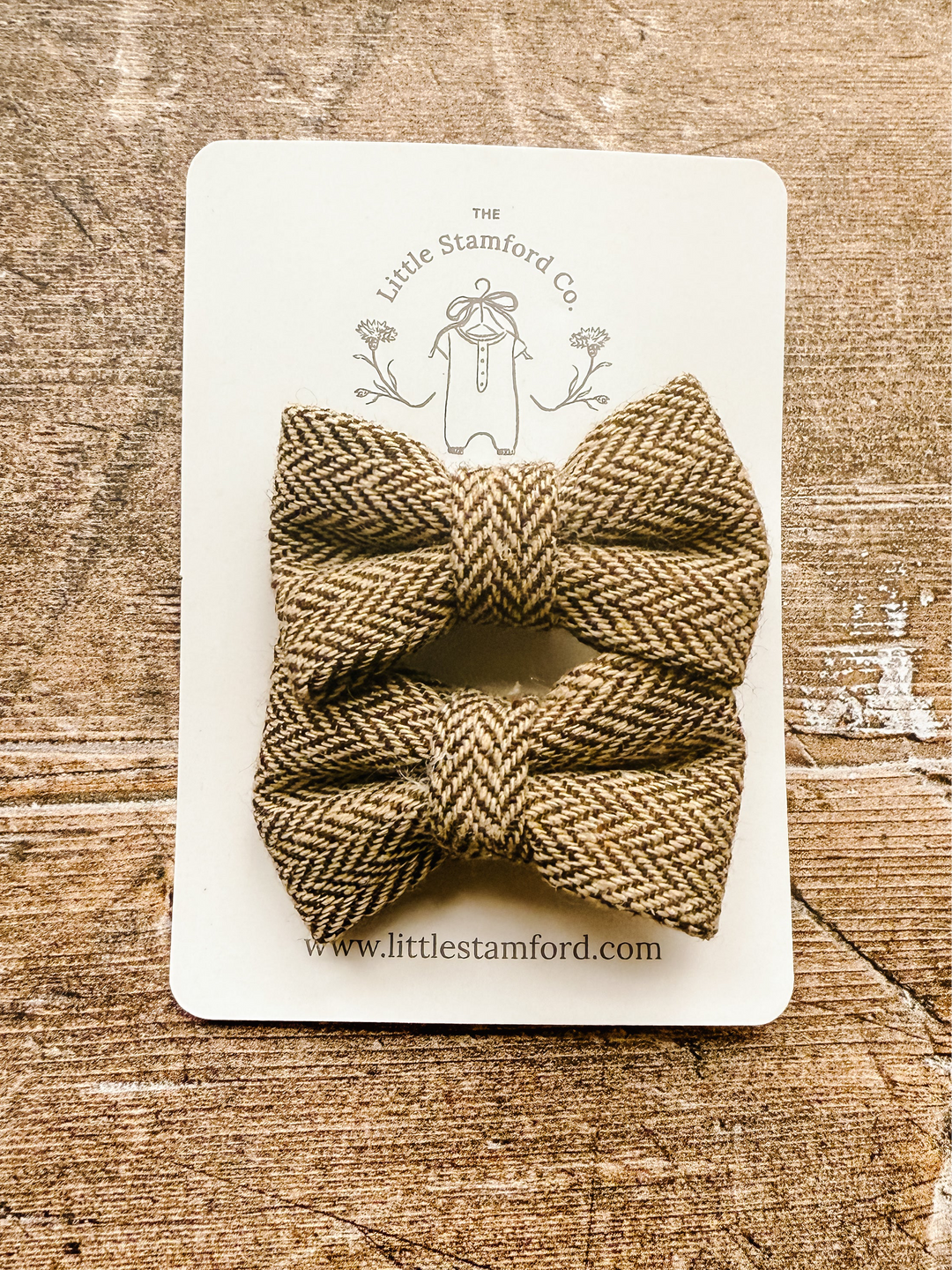 Herringbone hair clips (pair) – The Little Stamford Company Limited