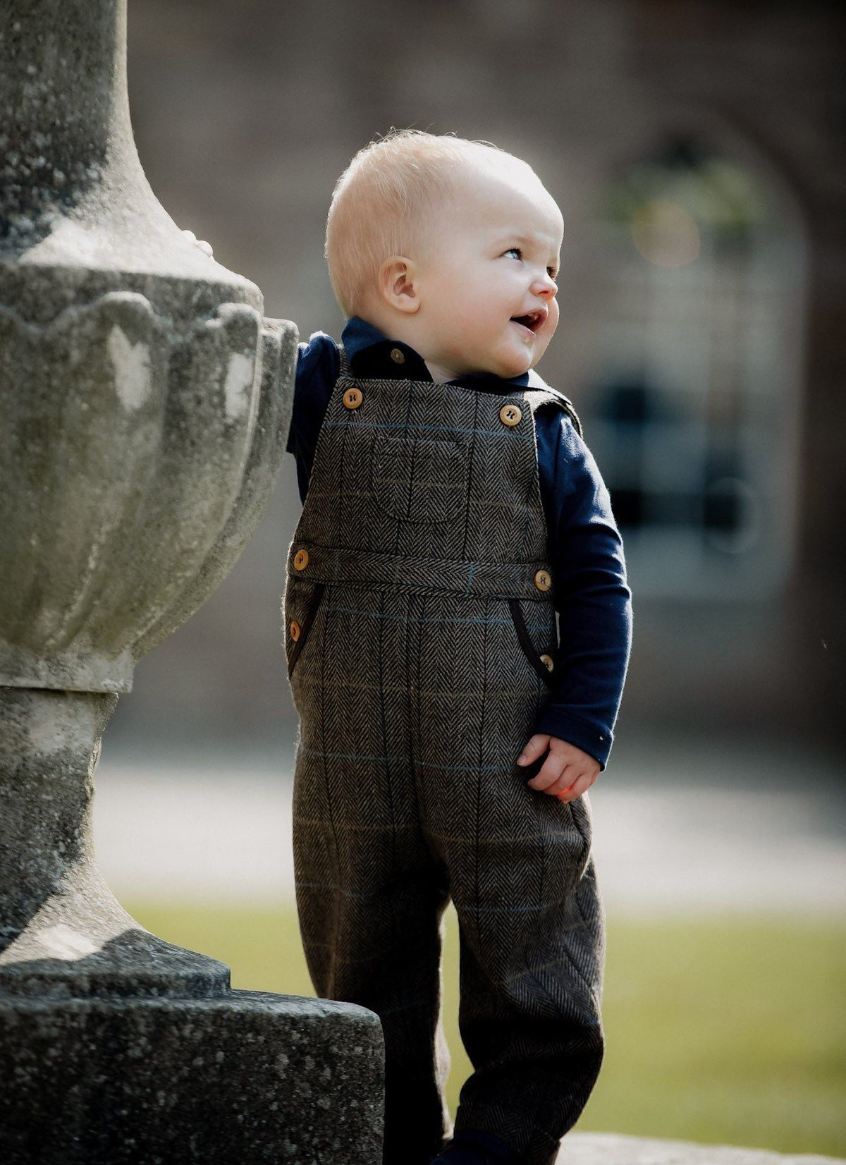 Heritage tweed dungarees