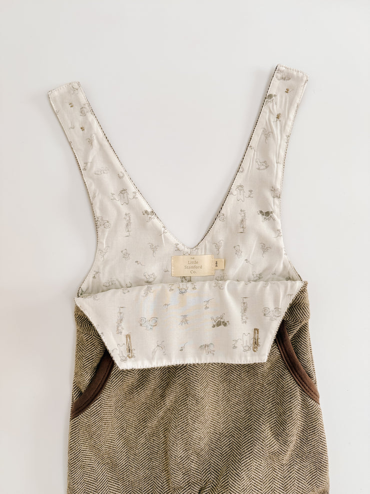 Tweed Dungarees (3 months - 5 years)