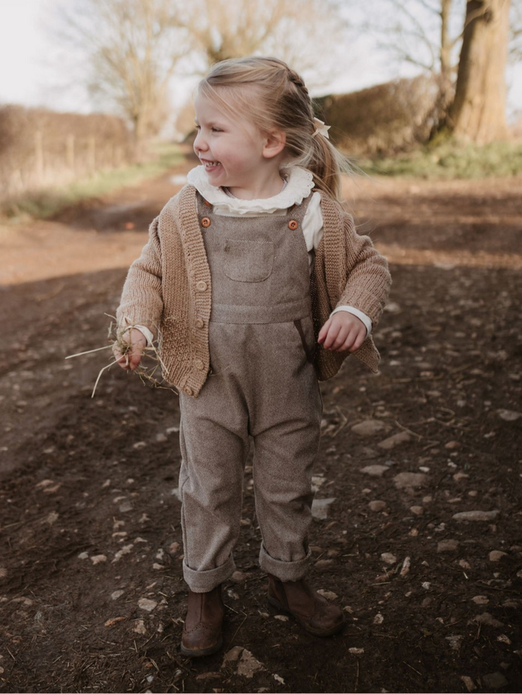 Tweed Dungarees (3 months - 5 years)