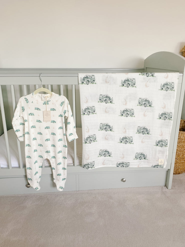 Land Rover Baby Sleepsuit