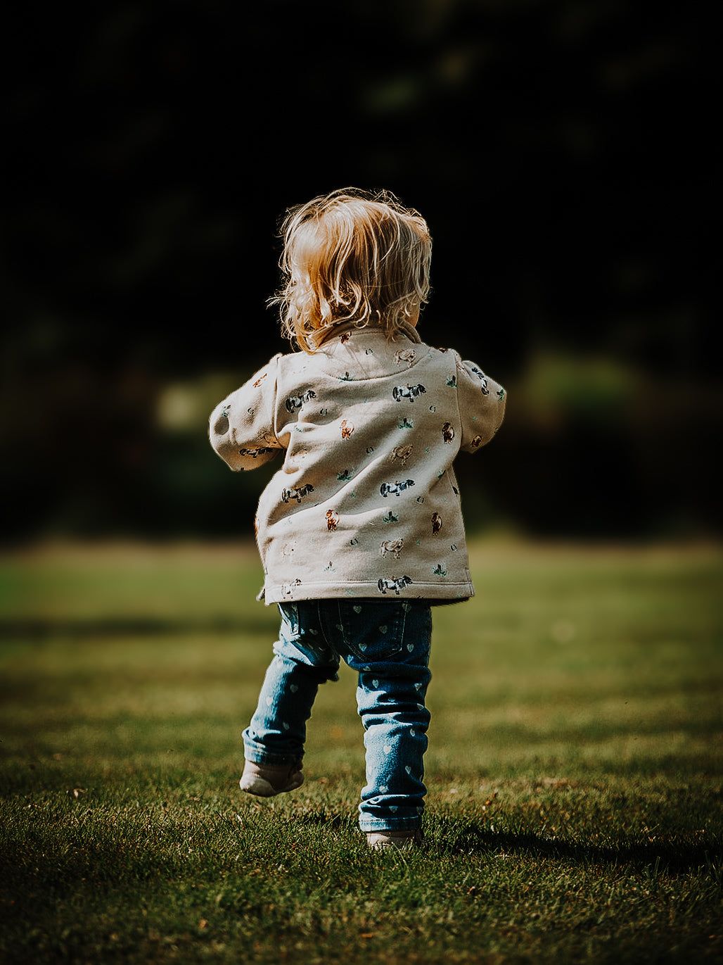 Pony organic cotton half zip sweatshirt (3 months - 5 years)