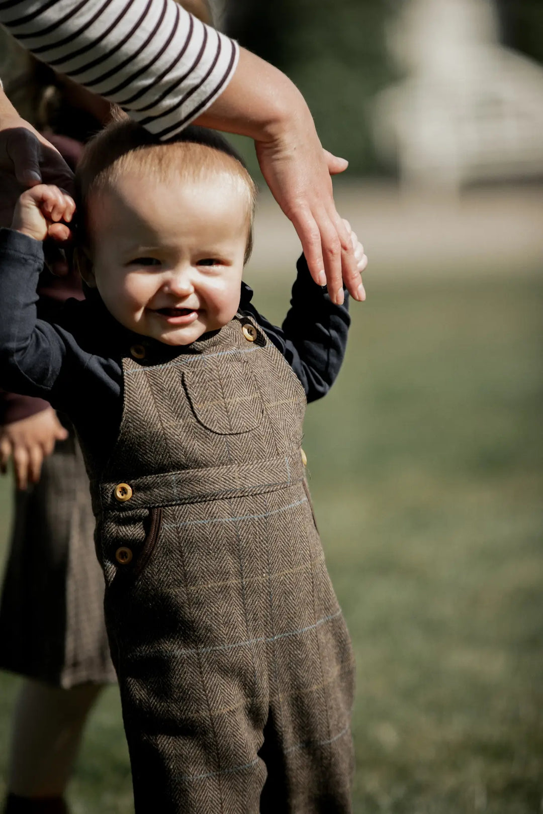Heritage tweed dungarees