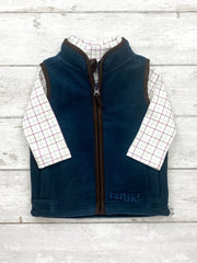 Mini Fleece Gilet - Navy Blue