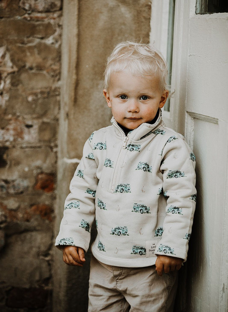 Land Rover Half Zip Sweatshirt (3 months to 5yrs)