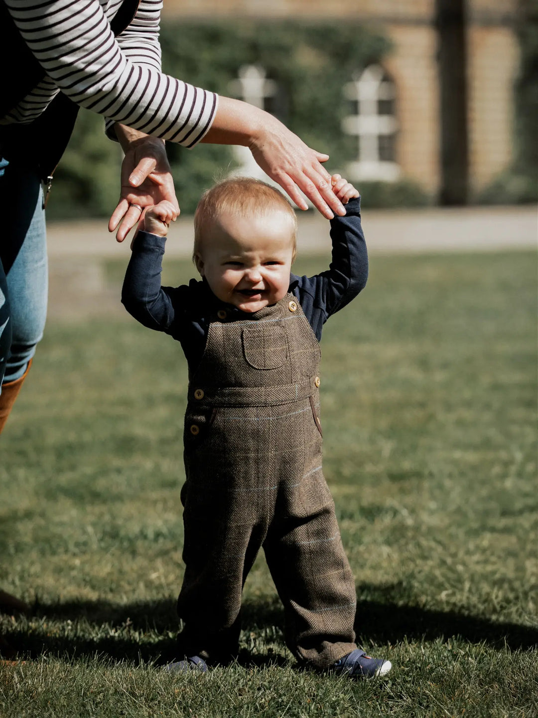 Heritage tweed dungarees