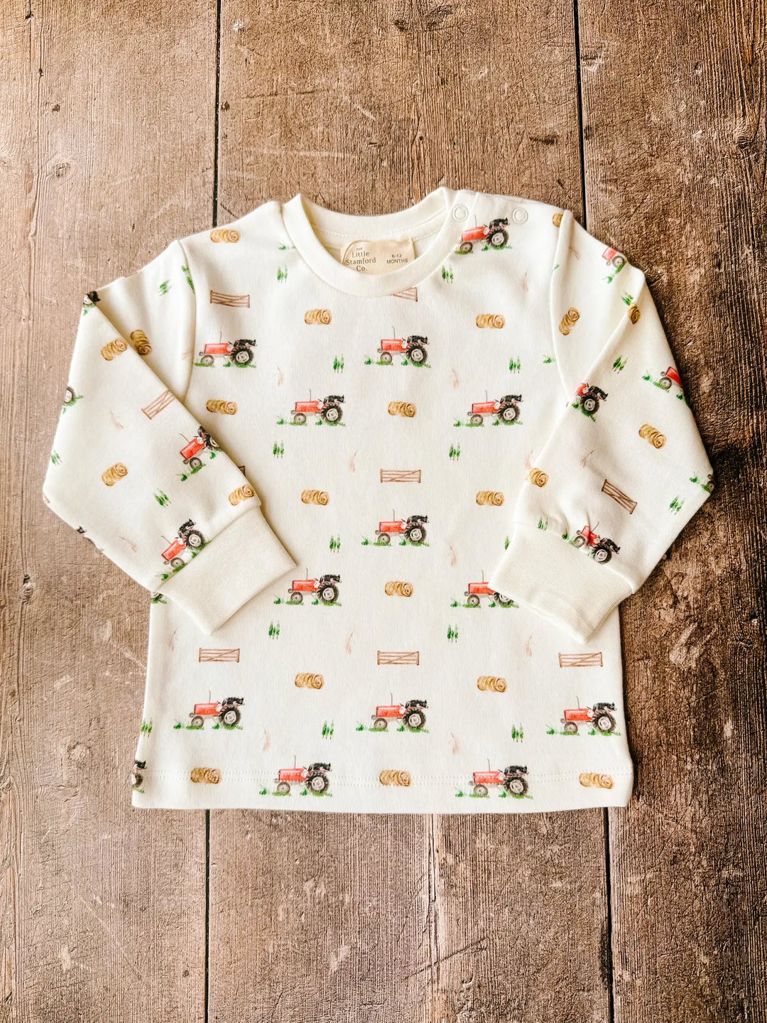 Vintage tractor long sleeve t-shirt (3 months - 3 yrs)