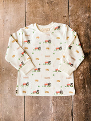 Vintage tractor long sleeve t-shirt (3 months - 3 yrs)