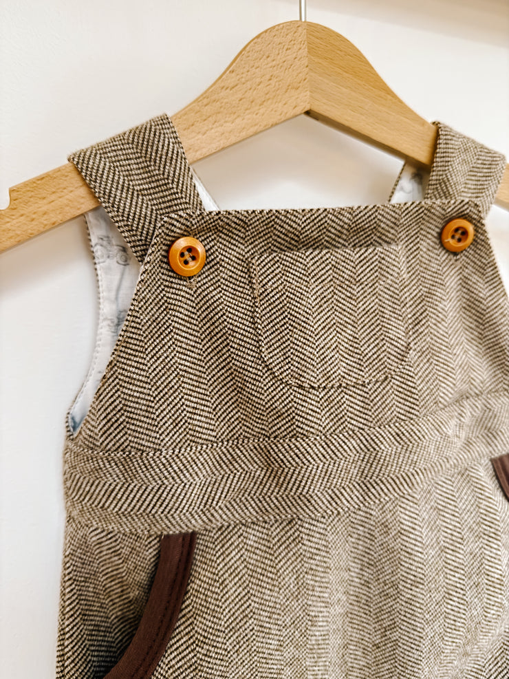Tweed Dungarees (3 months - 5 years)
