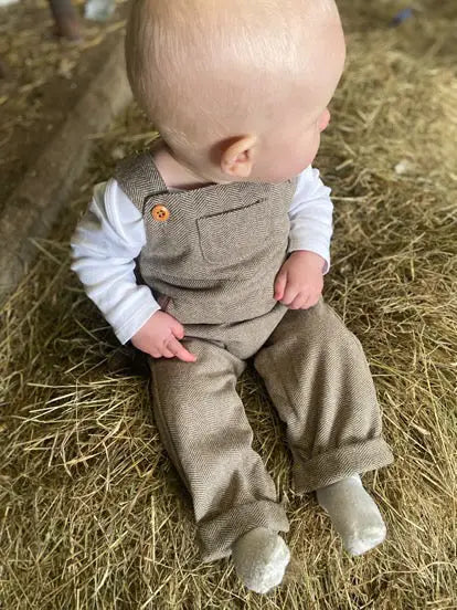 Tweed Dungarees (3 months - 5 years)
