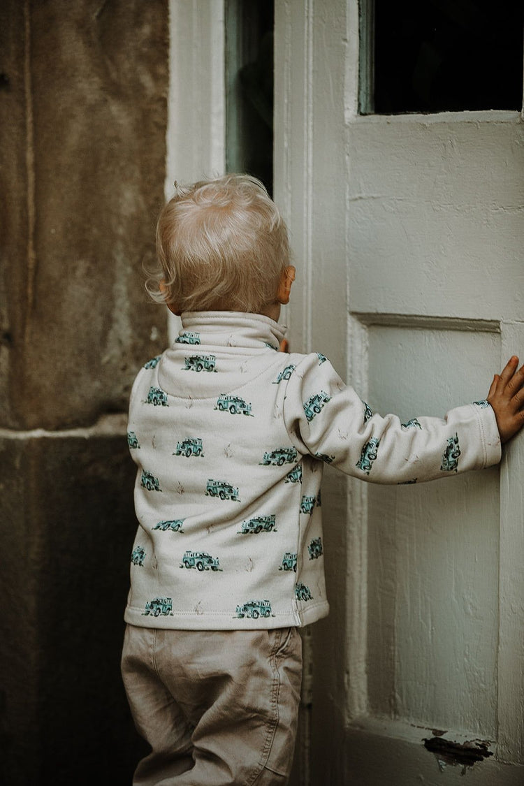 Land Rover Half Zip Sweatshirt (3 months to 5yrs)