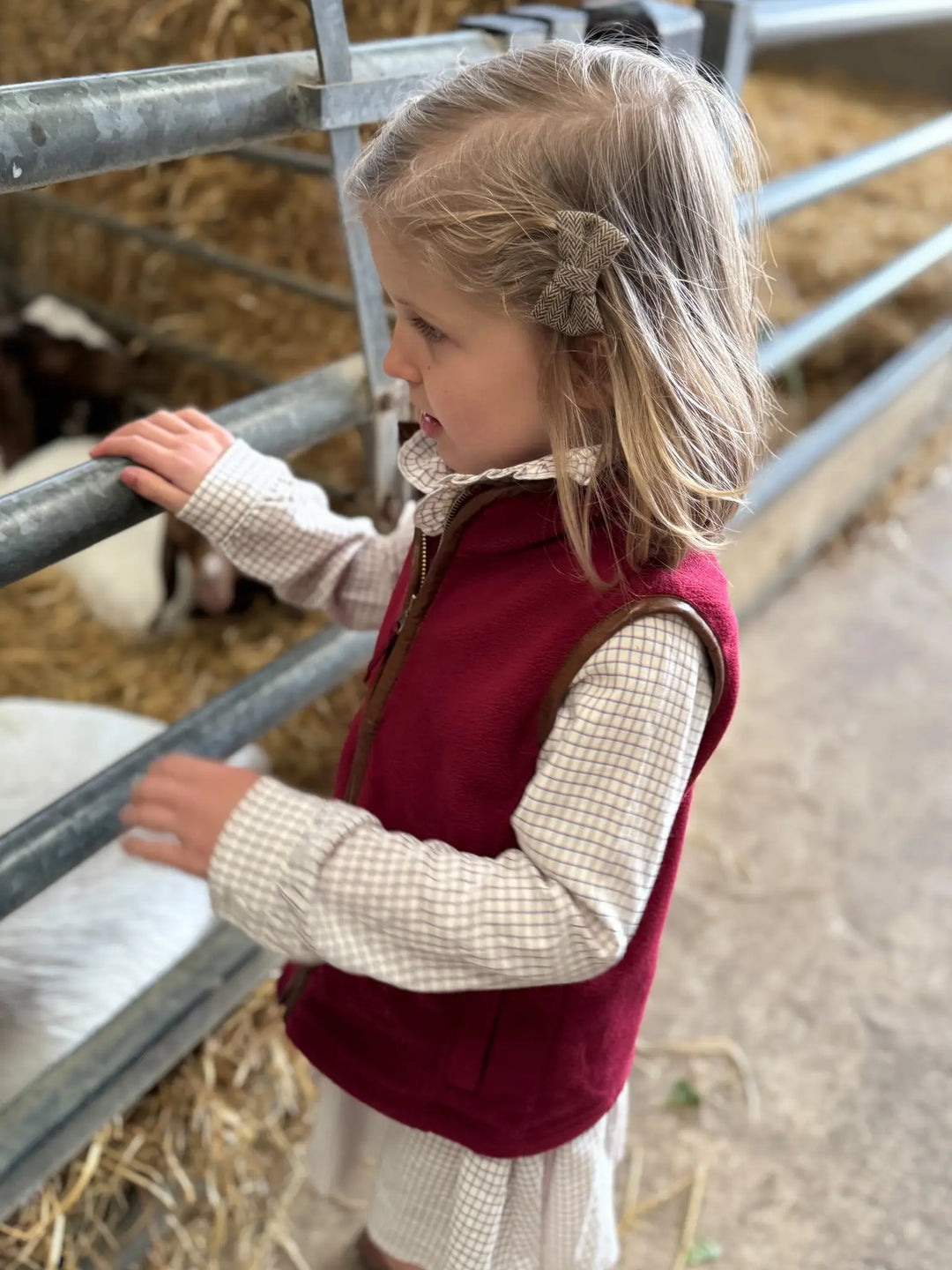 Mini Fleece Gilet - Port (3 months - 5)