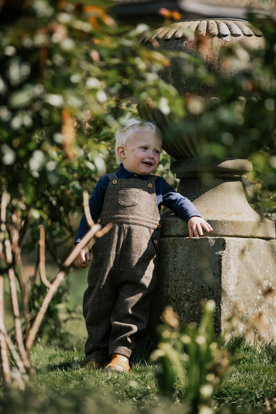 Heritage tweed dungarees