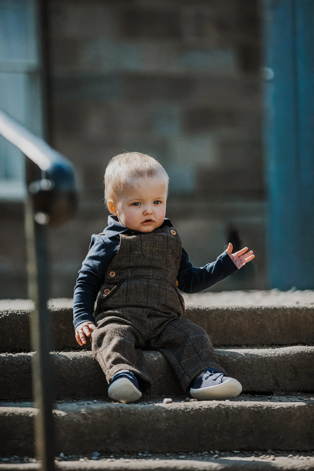 Heritage tweed dungarees