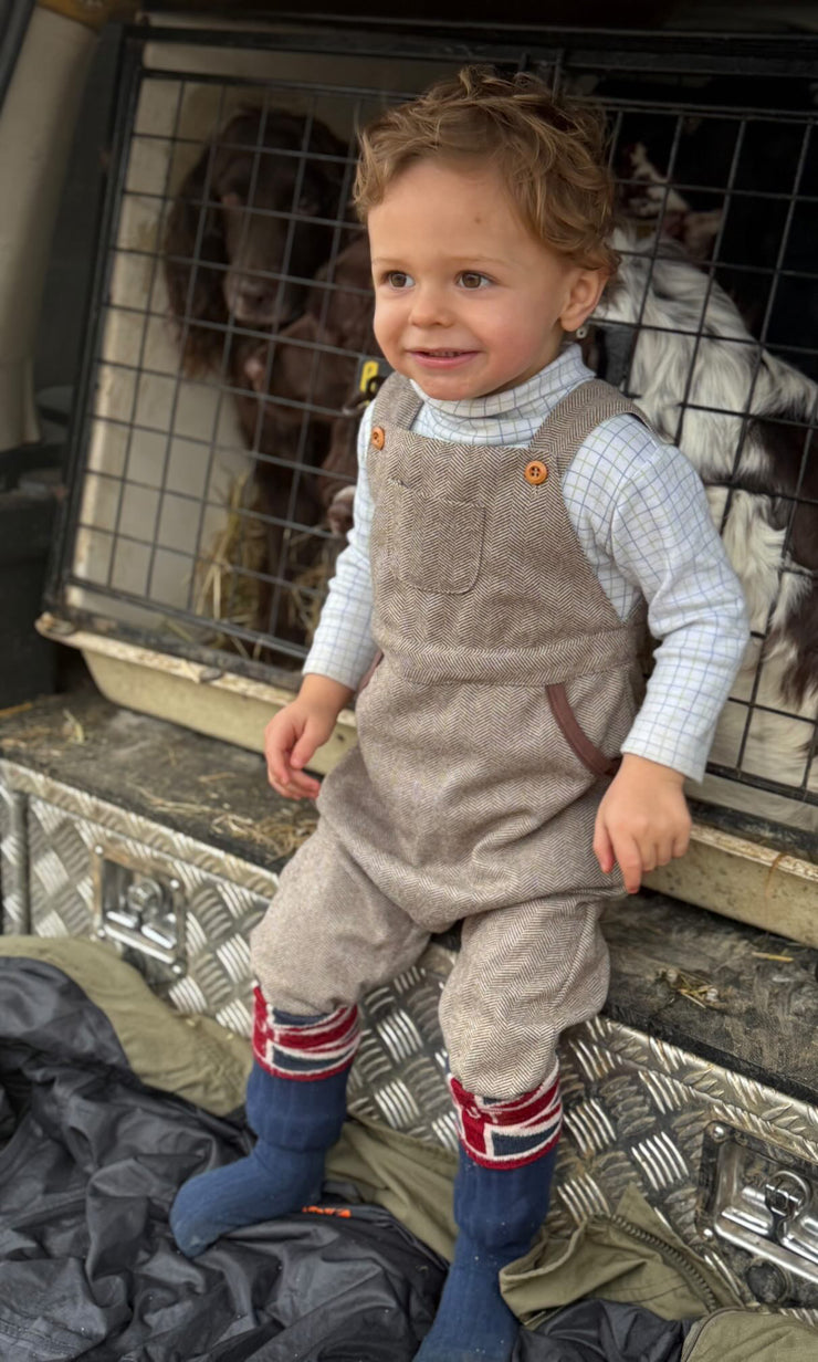 Tweed Dungarees (3 months - 5 years)