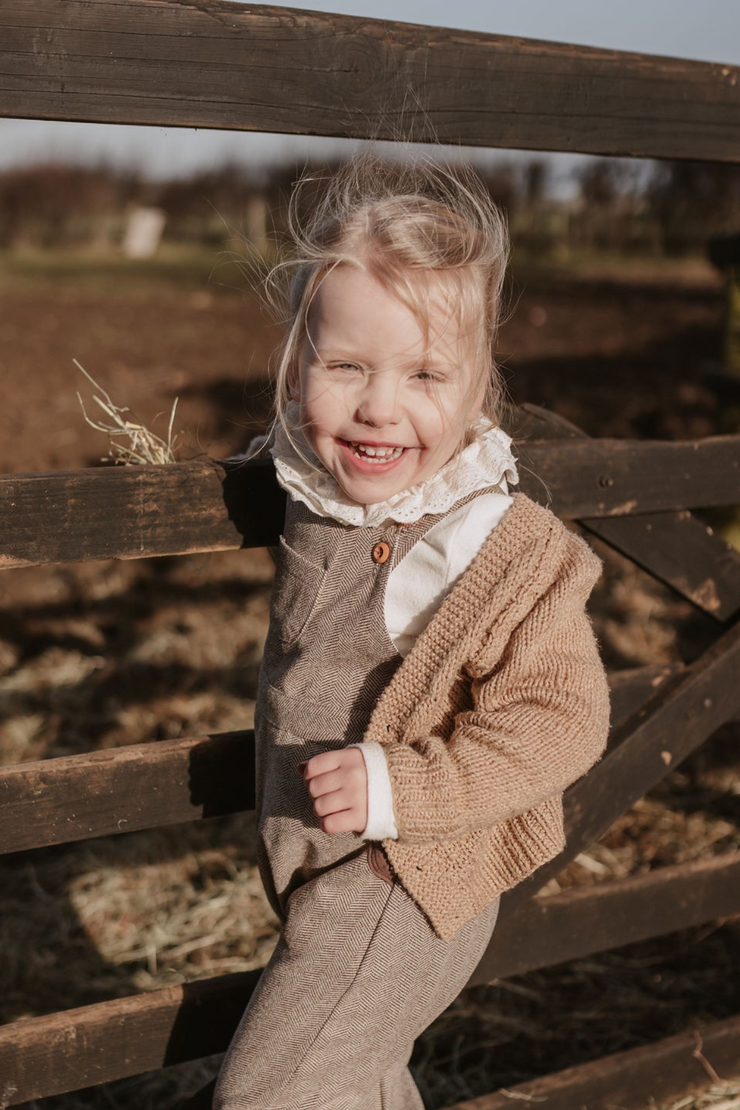 Tweed Dungarees (3 months - 5 years)