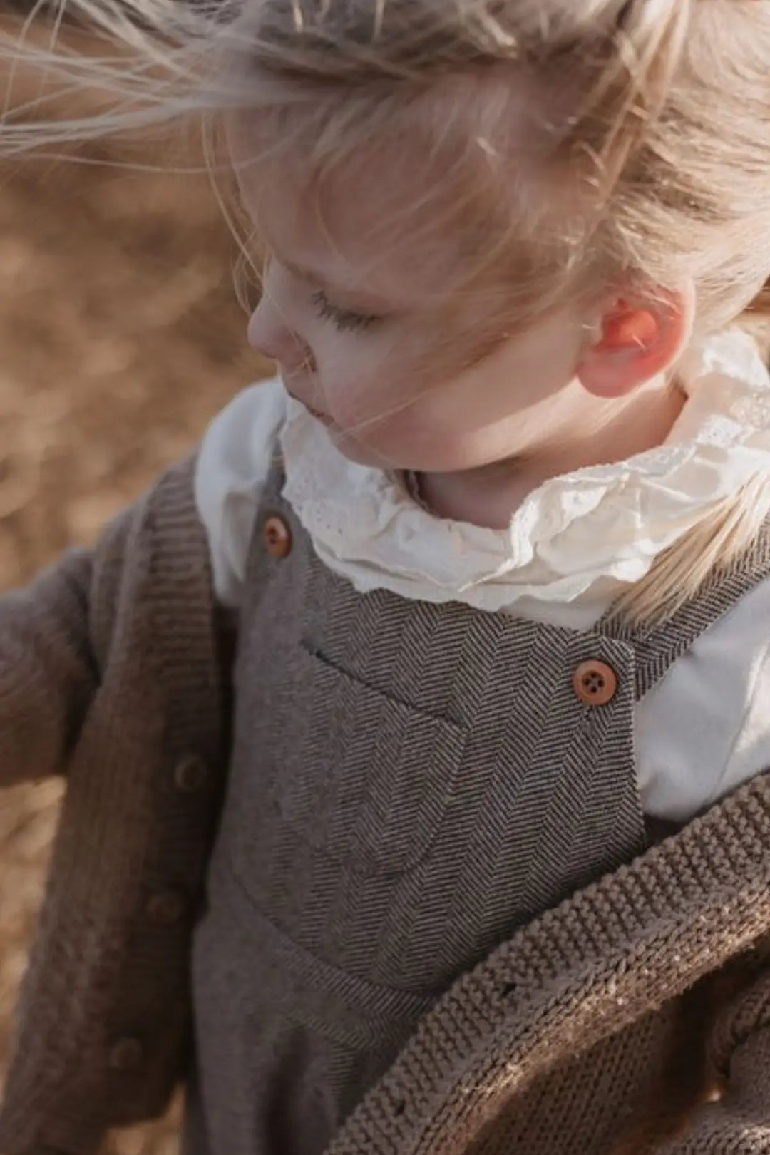 Tweed Dungarees (3 months - 5 years)