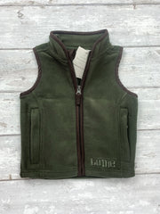 Mini Fleece Gilet - Forest Green