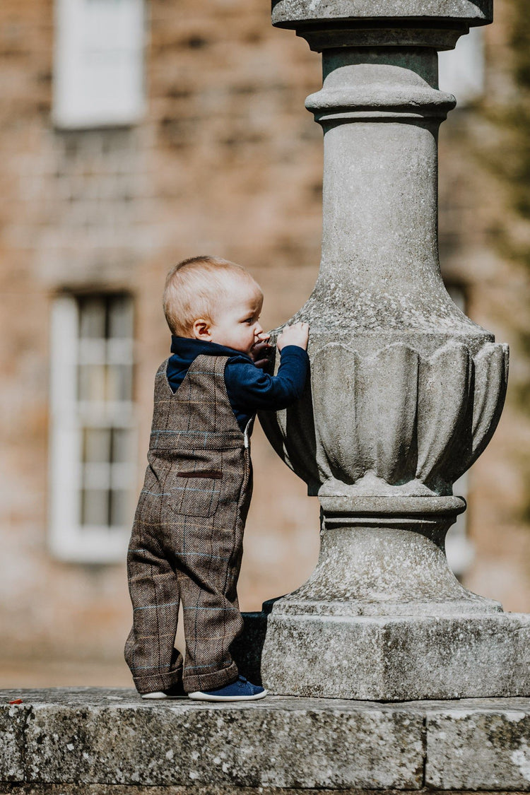 Heritage tweed dungarees