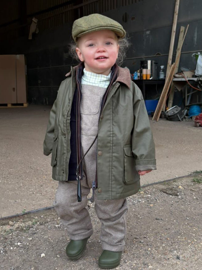 Tweed Dungarees (3 months - 5 years)