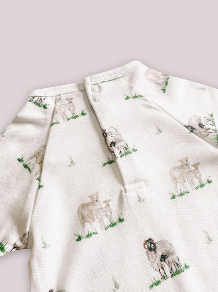 NEW! British Sheep Baby / Toddler Sleepsuit