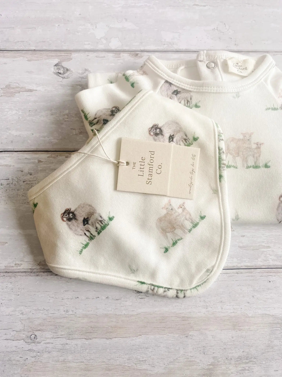 Sheep Dribble Bib