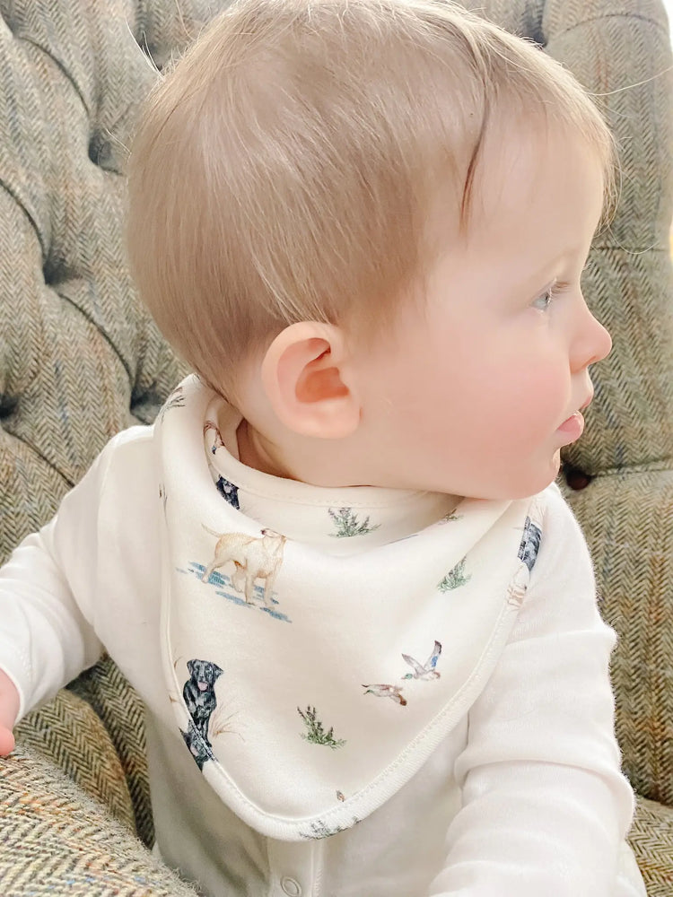 Dog Print Bib
