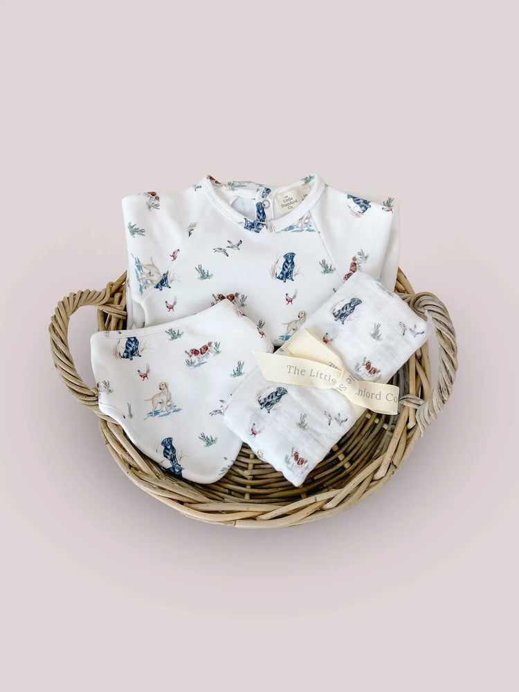 Dog Print Bib