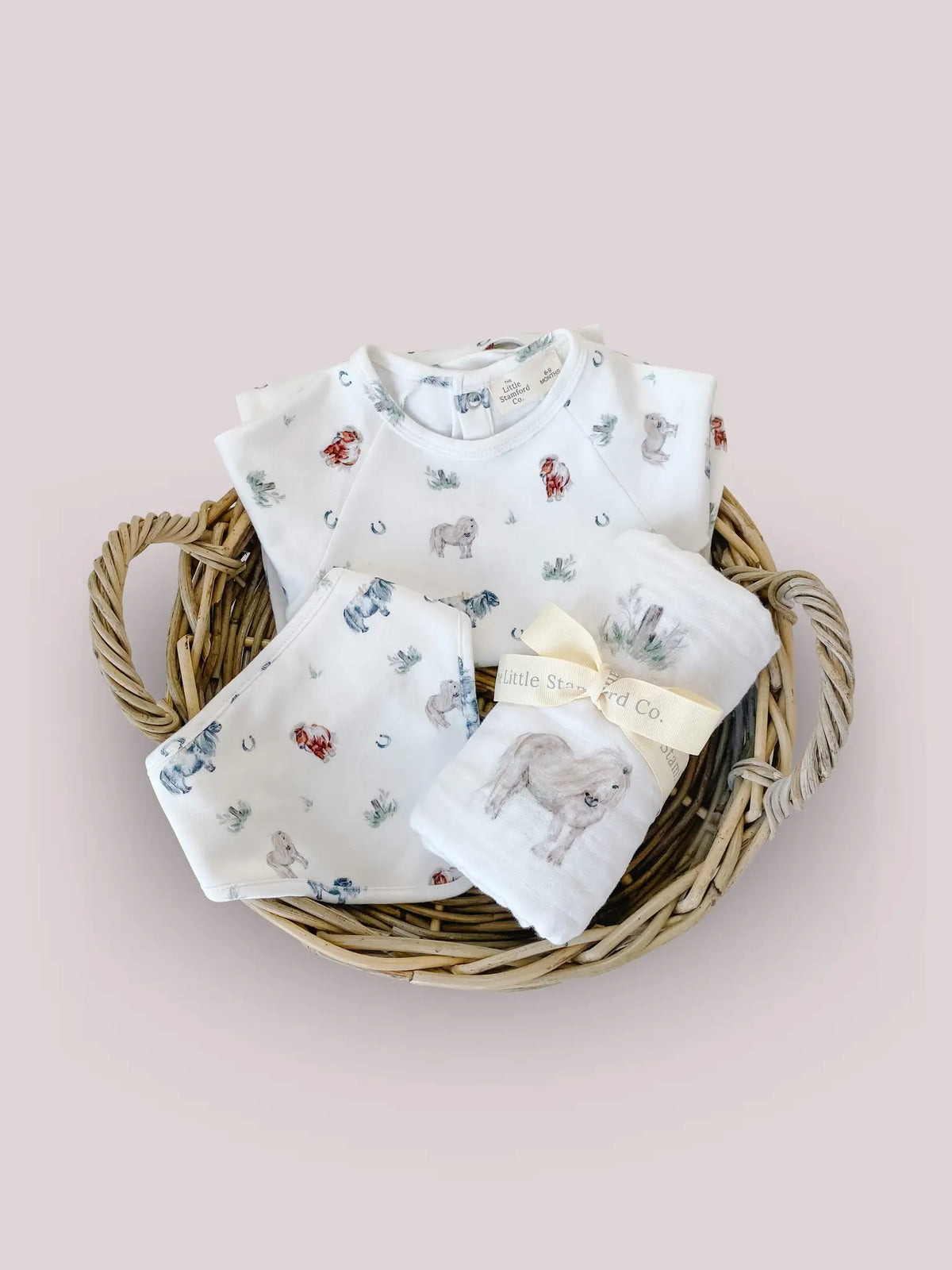 Pony Print Bib