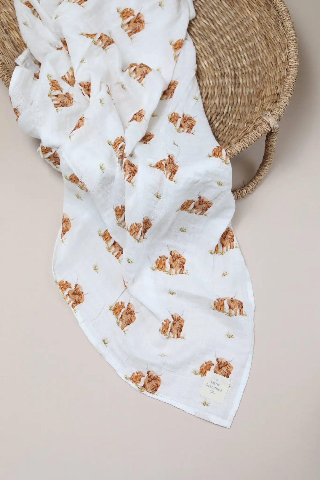 Highland Cow Farm Baby Gift Set (3 items)