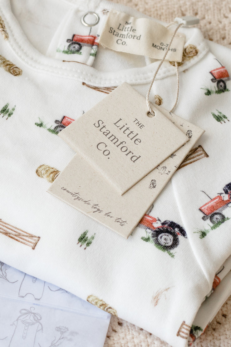 Vintage Tractor Baby Gift Set (3 items)