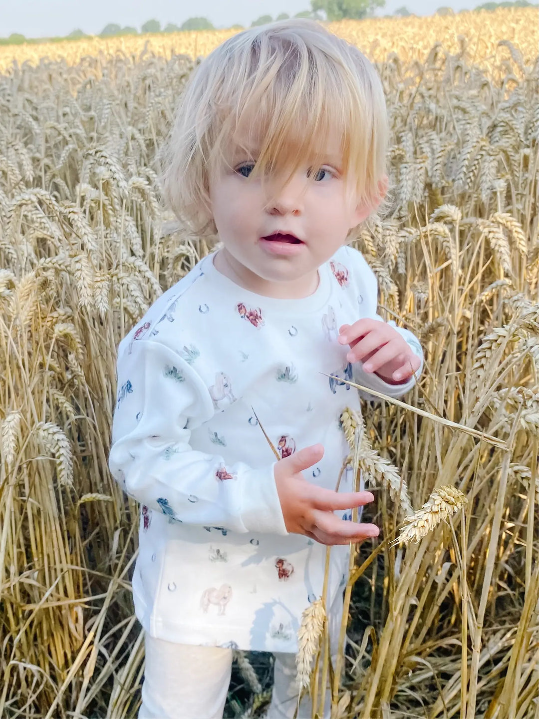 Pony print baby &amp; child sweatshirt