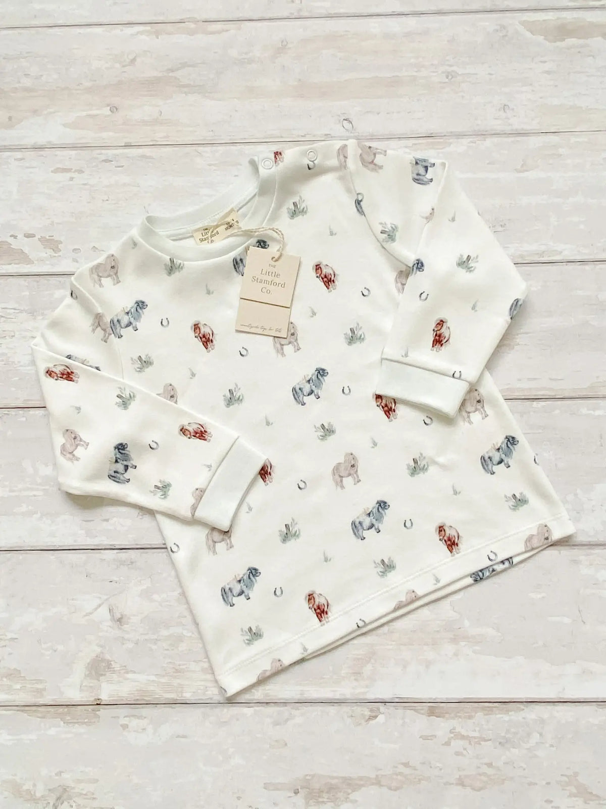 Pony print baby & child sweatshirt
