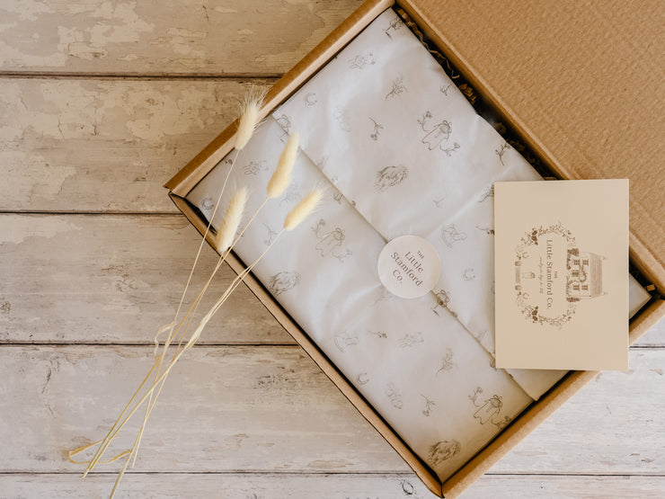 Vintage Tractor cotbed sheet (organic cotton)