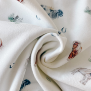 Pony print baby sleepsuit